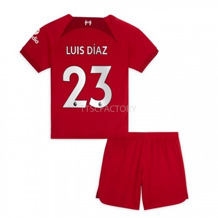 Maillot de Foot Liverpool Luis Diaz 23 Domicile 2022-23 - Enfant
